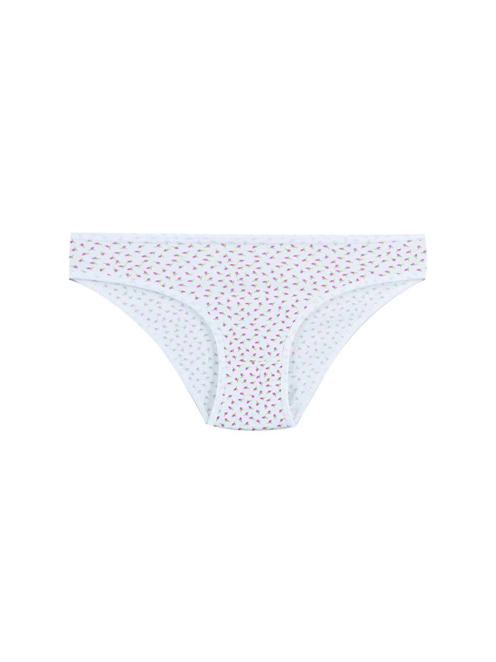 Pembe Kadın 7'li Desenli Pamuklu Elastanlı Külot-5