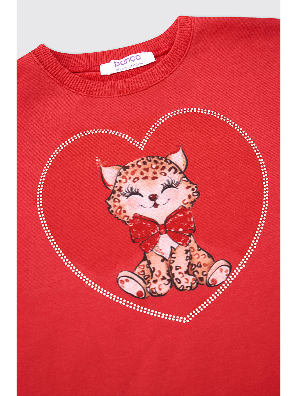 Kız Bebek Kırmızı Sweatshirt-2