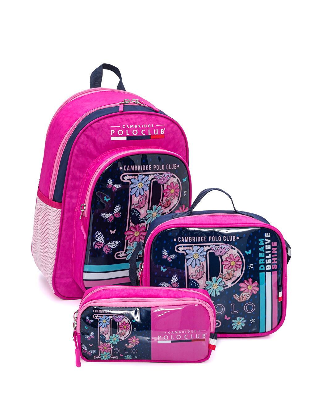 Düşler Bahçesi 3'lü Kız Çocuk İlkokul Çanta Seti-3