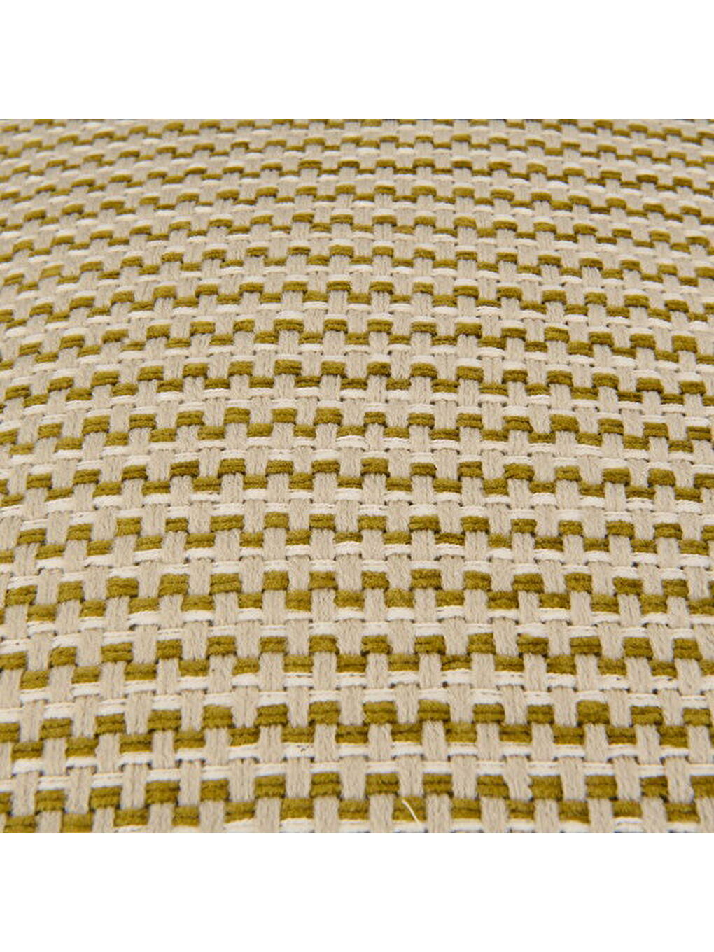 Soft Shiny Kırlent - Bej / Yeşil - 45x45 cm-3