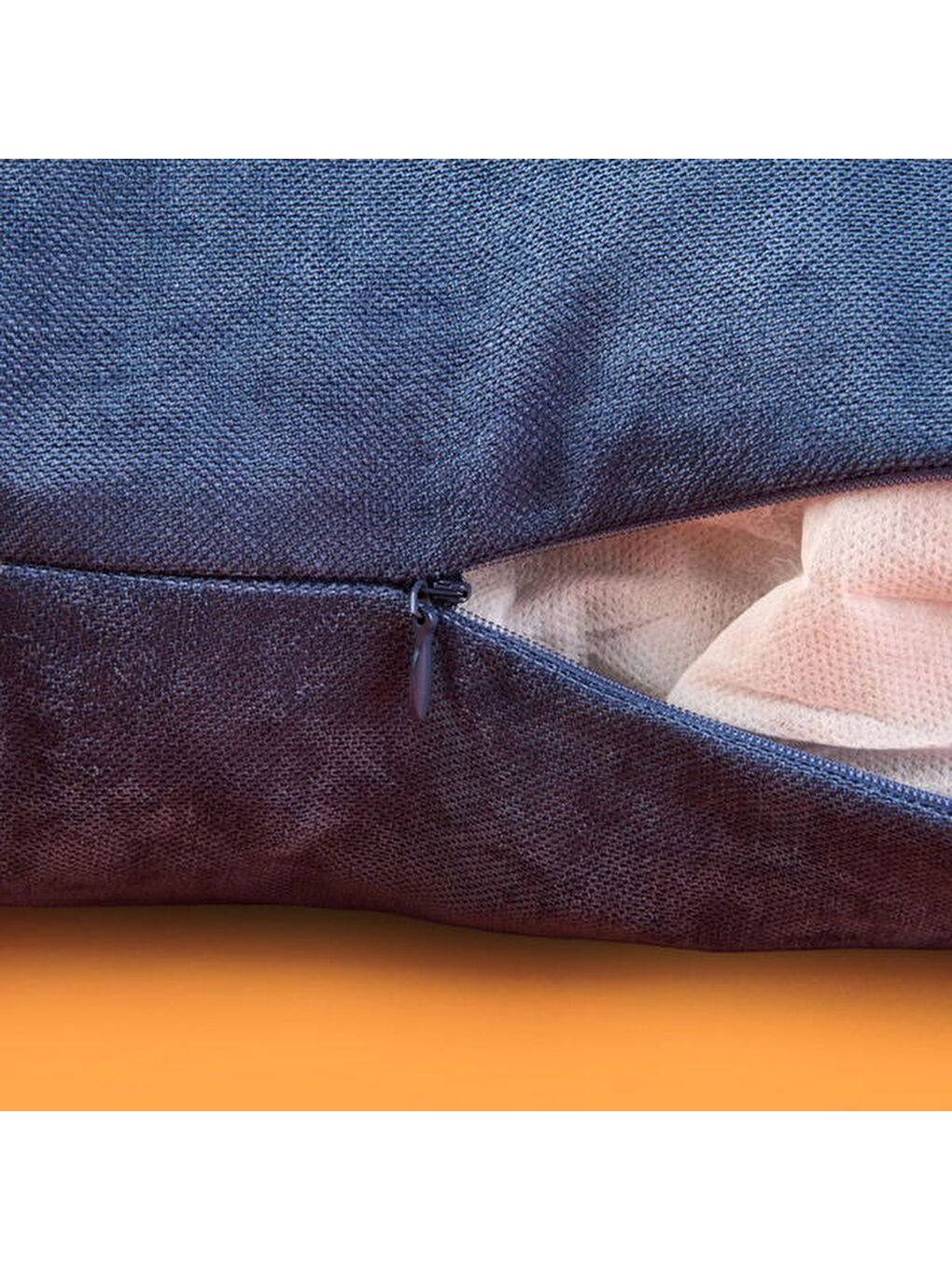 Soft Asas Kırlent - Mavi - 45x45 cm-1