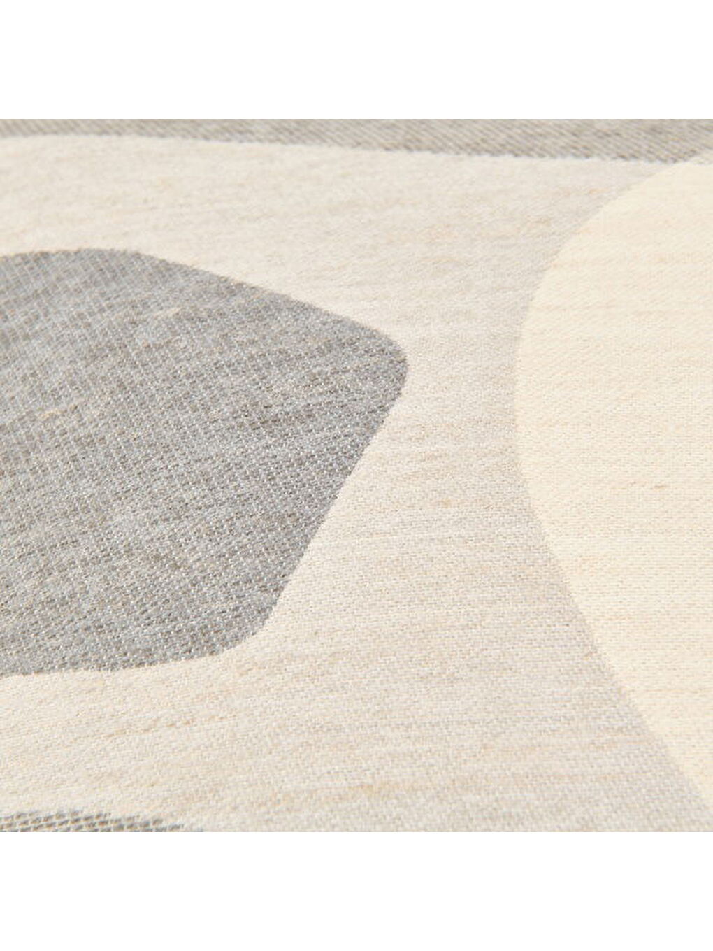 Soft Zarmine Kırlent - Ekru / Gri - 40x40 cm-2