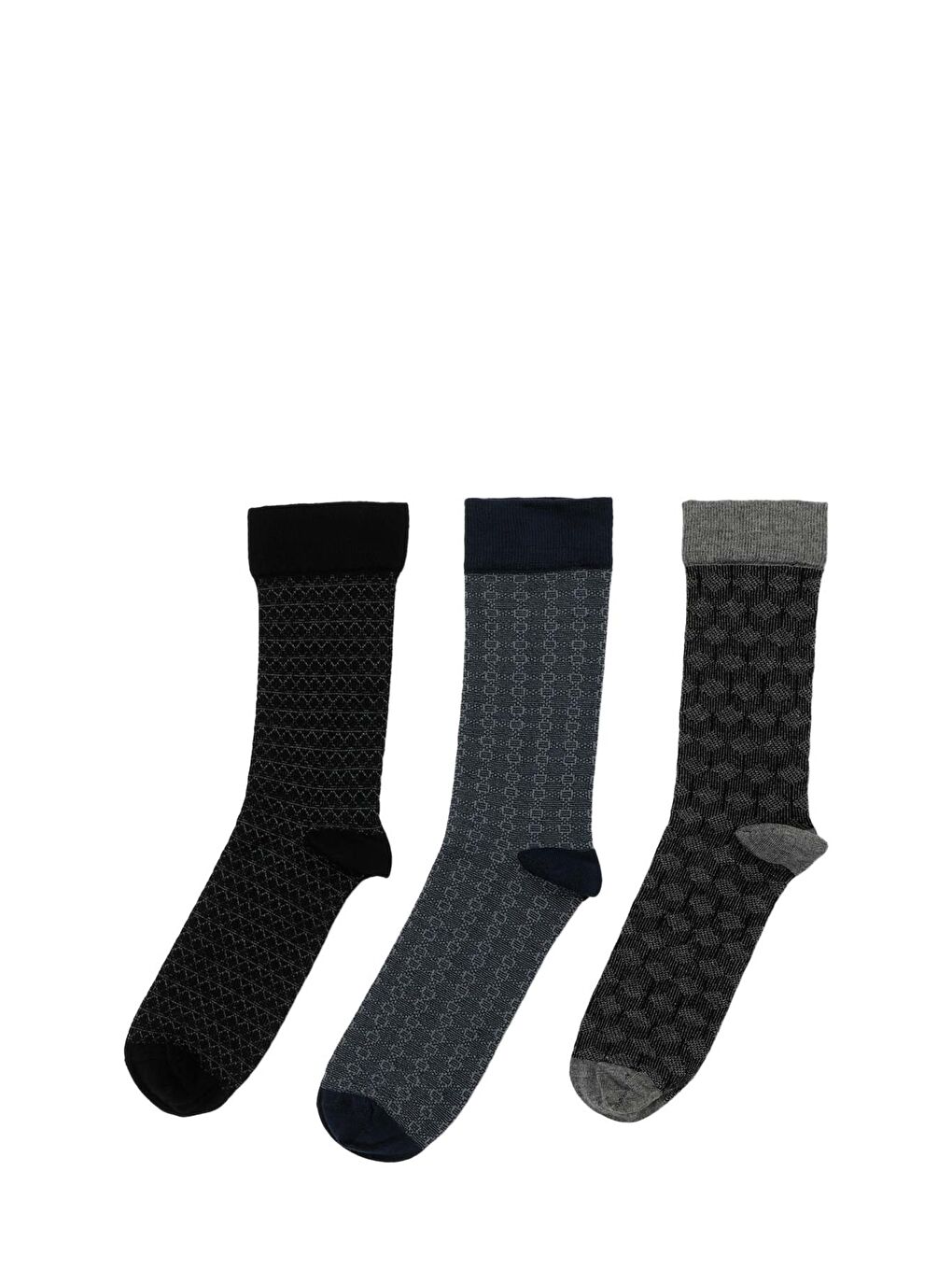 Karışık JAKAR BMB 3LU SKT-M 4PR Çok Renkli Erkek Soket Çorap