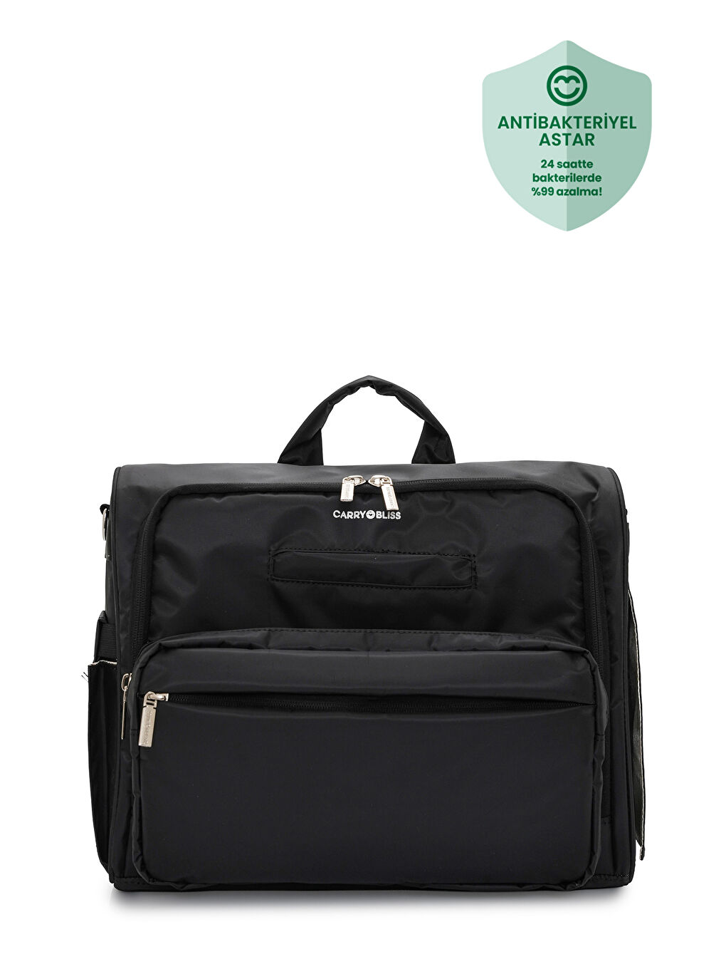 BlissMate Antibakteriyel Astarlı Doğum ve Yeni Doğan Çıkışı İçin Anne Bebek Sırt Çantası