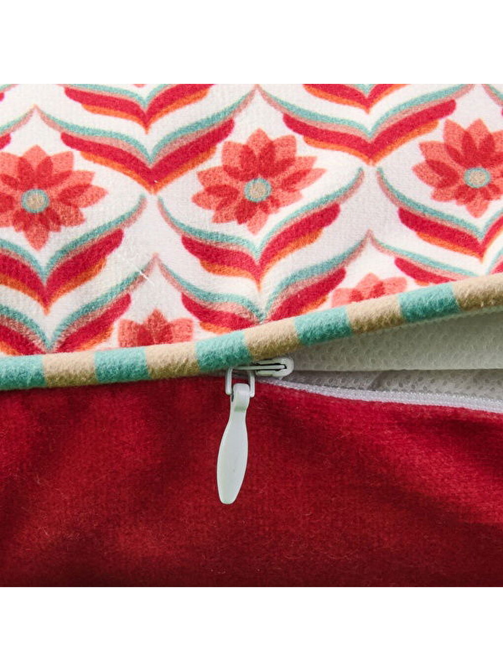 Karışık Soft Muster Kırlent - Renkli - 45x45 cm-4