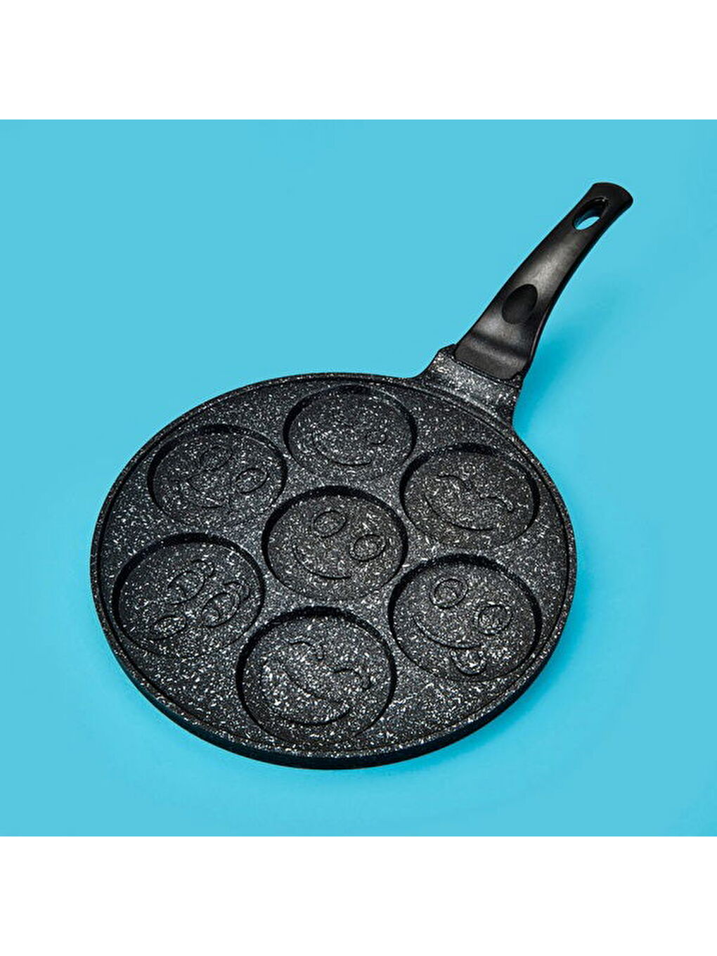 Kitchen Nirvana Emojili Pankek Tavası - Antrasit -26 cm-3