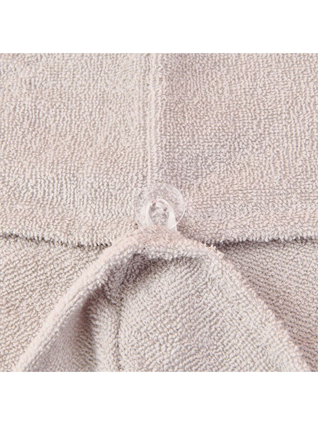 Soft Pamuk Saç Havlusu - Gri - 55x25 cm-2