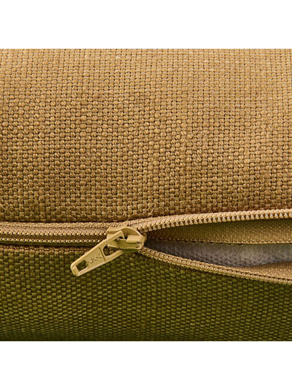 Kahverengi Soft Oras Kırlent - Hardal - 35x55 cm-2