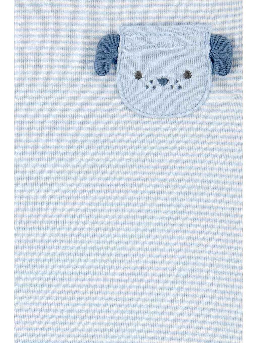 Erkek Bebek Mavi Alt Üst Set-2