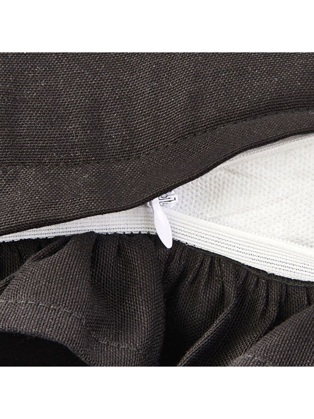 Soft Fancy Kırlent - Siyah - 40x40 cm-4