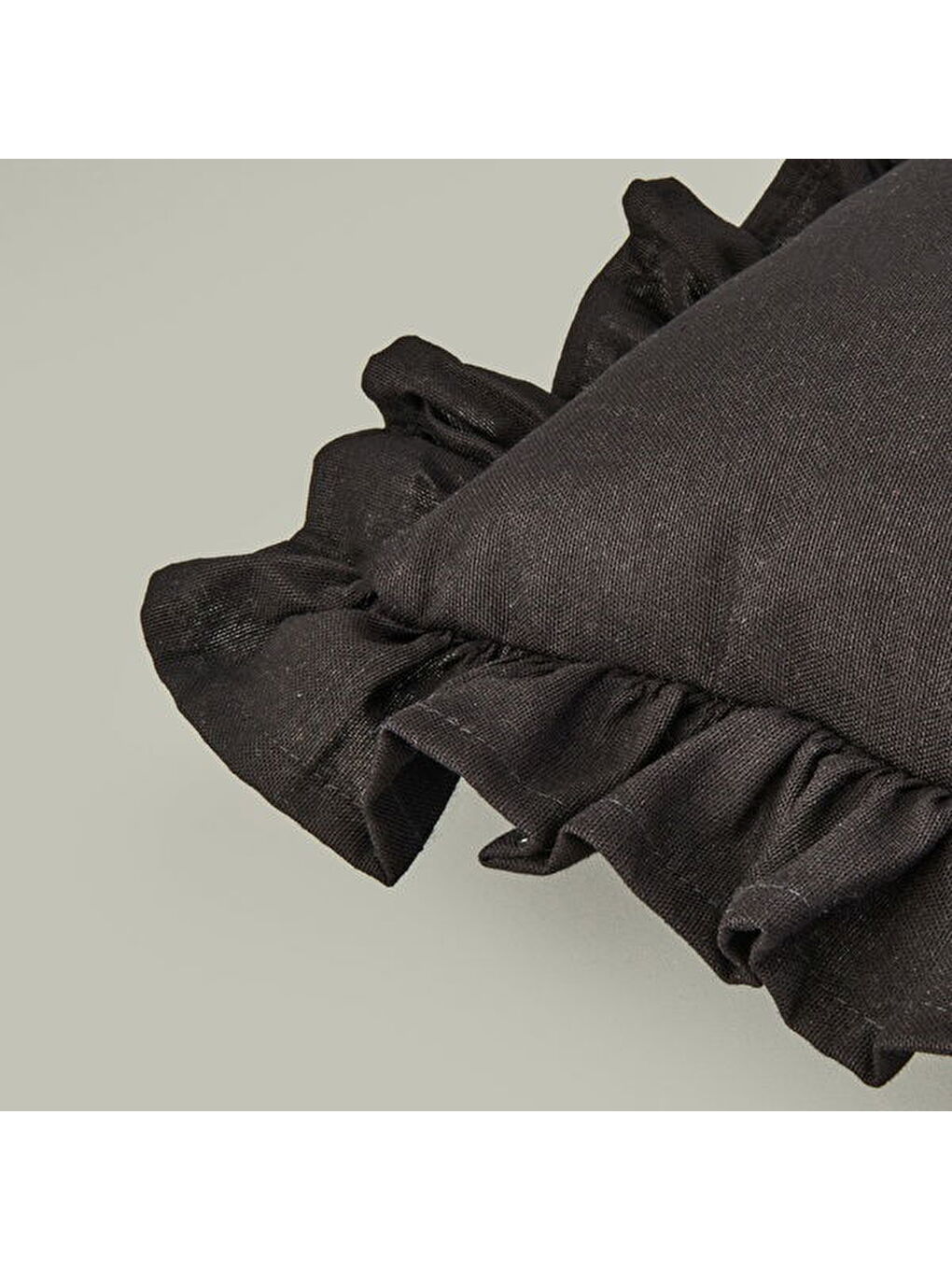 Soft Fancy Kırlent - Siyah - 40x40 cm-5