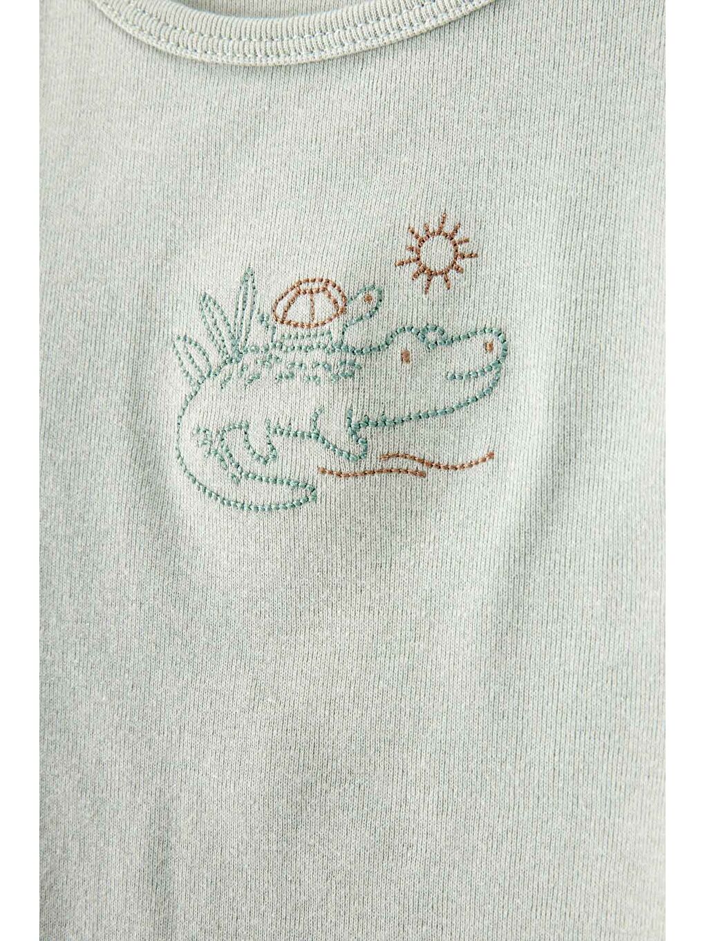 Erkek Bebek Yeşil Alt Üst-1