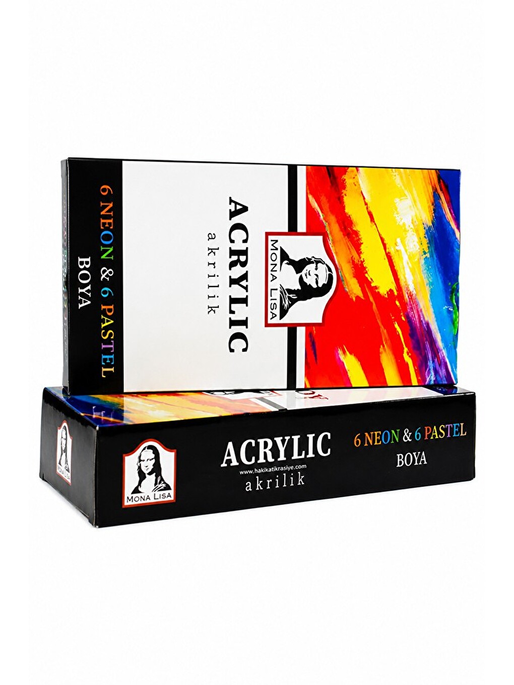 Neon Ve Pastel Akrilik Boya 12 Renk 1 Paket Monalisa 22 Ml 12 Li Akrilik Boya Resim Dersi Tuval Ahşa-3