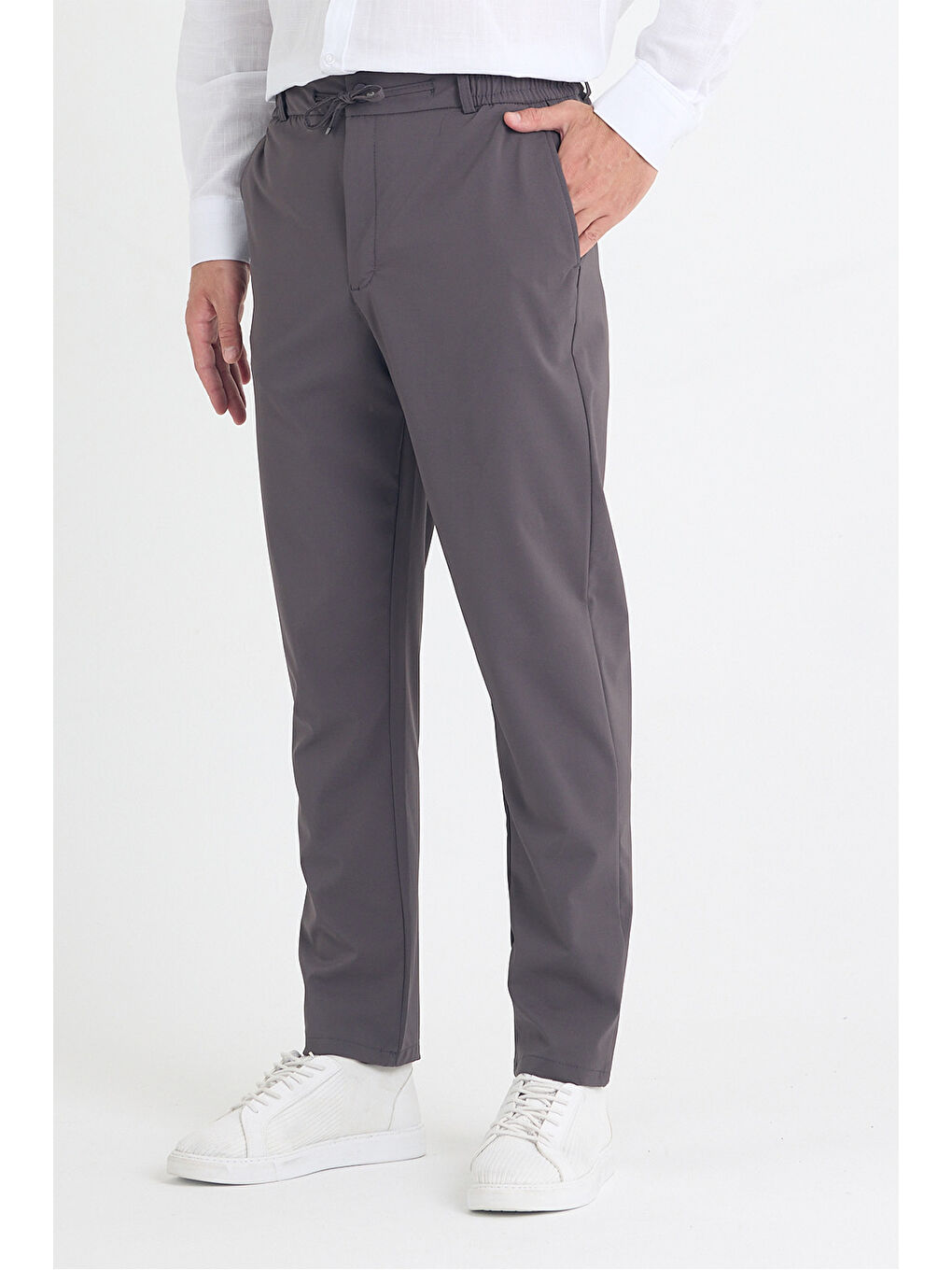 Erkek Antrasit Jogger Kumaş Pantolon-2