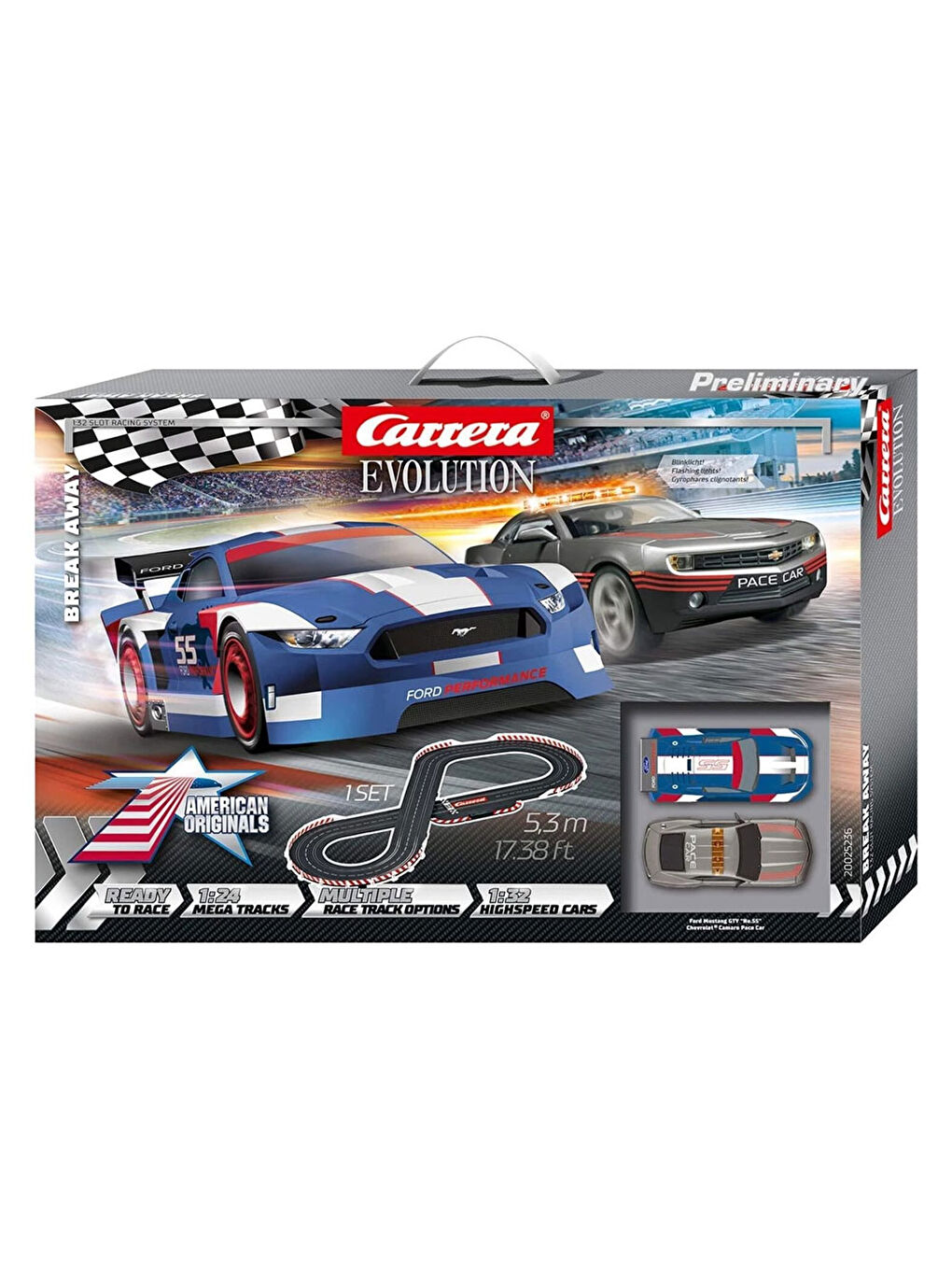 Carrera Renksiz Evolution Break Away Set 25236