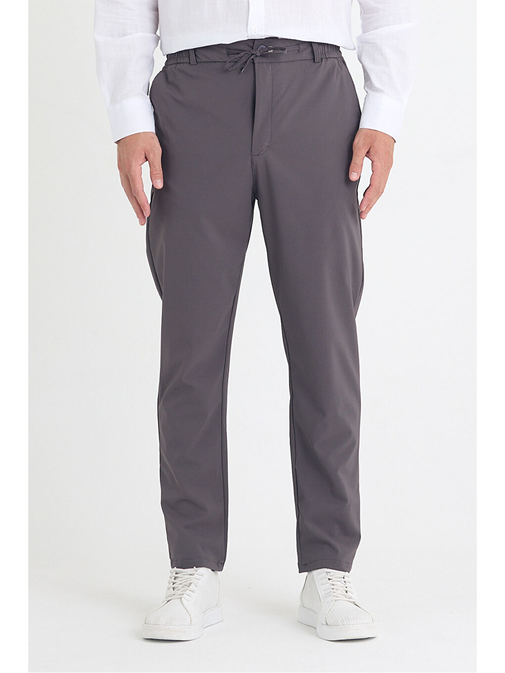Erkek Antrasit Jogger Kumaş Pantolon-3