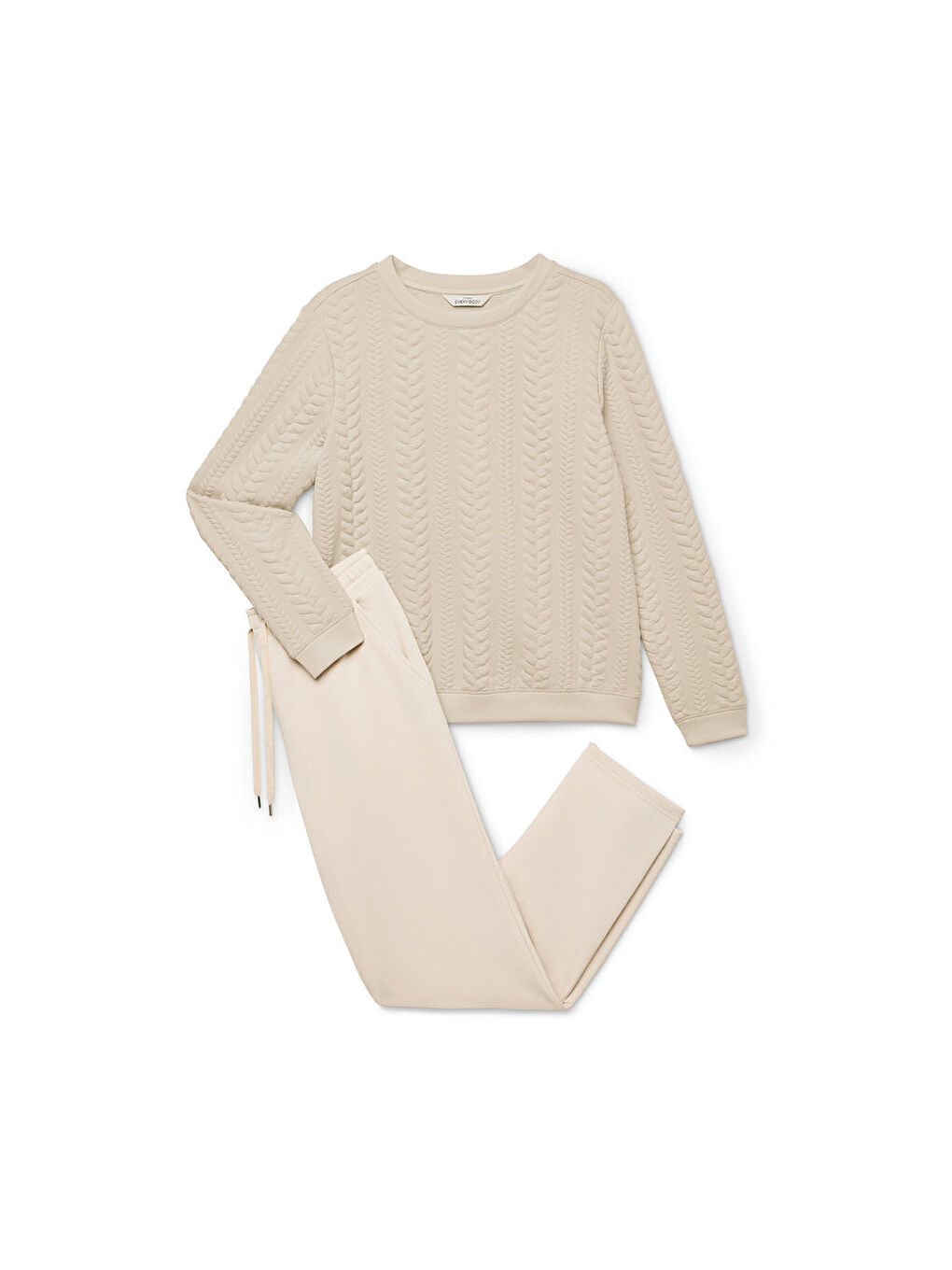 Ekru Kadın Ev Eşofman Takımı, Norveç-2