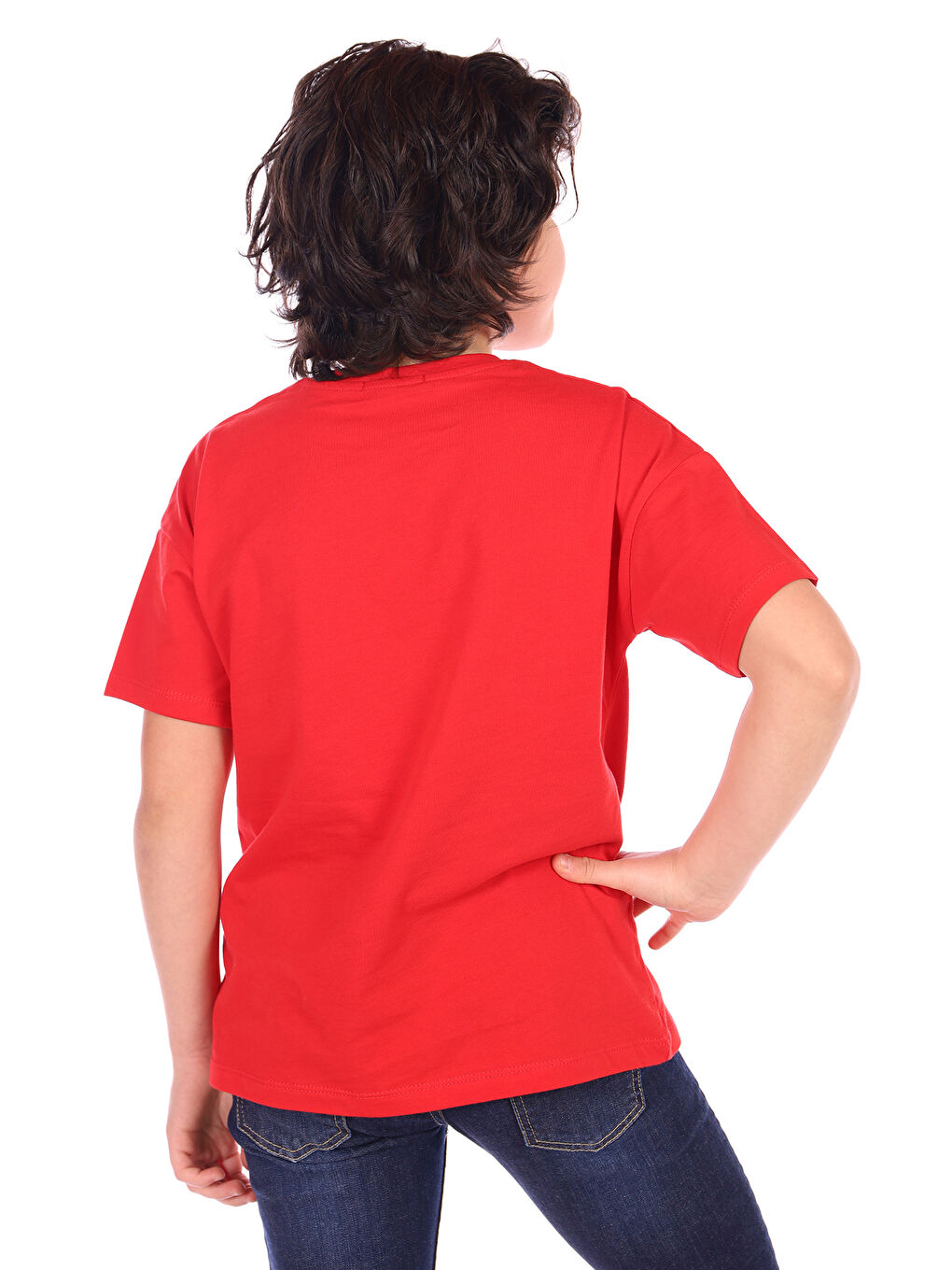 Kırmızı Erkek Çocuk Honey Boy Baskılı Tişört-1