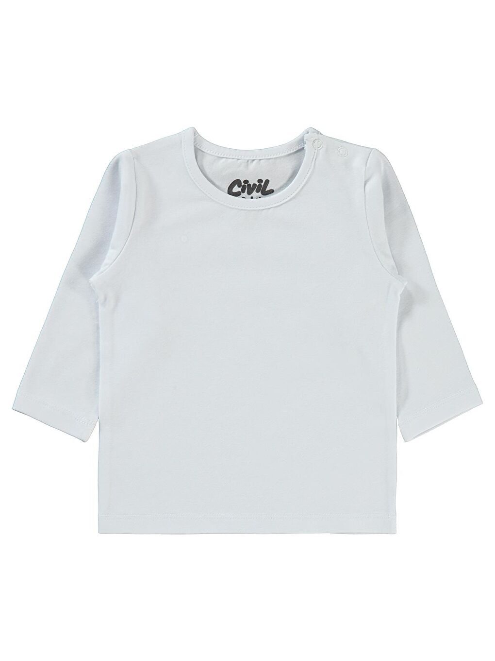 Kız Bebek Sweatshirt 6-18 Ay Beyaz