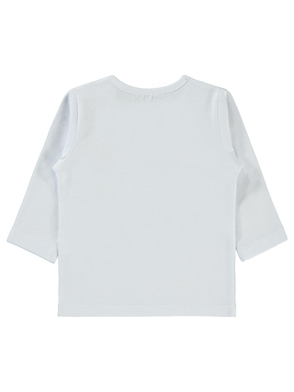 Kız Bebek Sweatshirt 6-18 Ay Beyaz-1