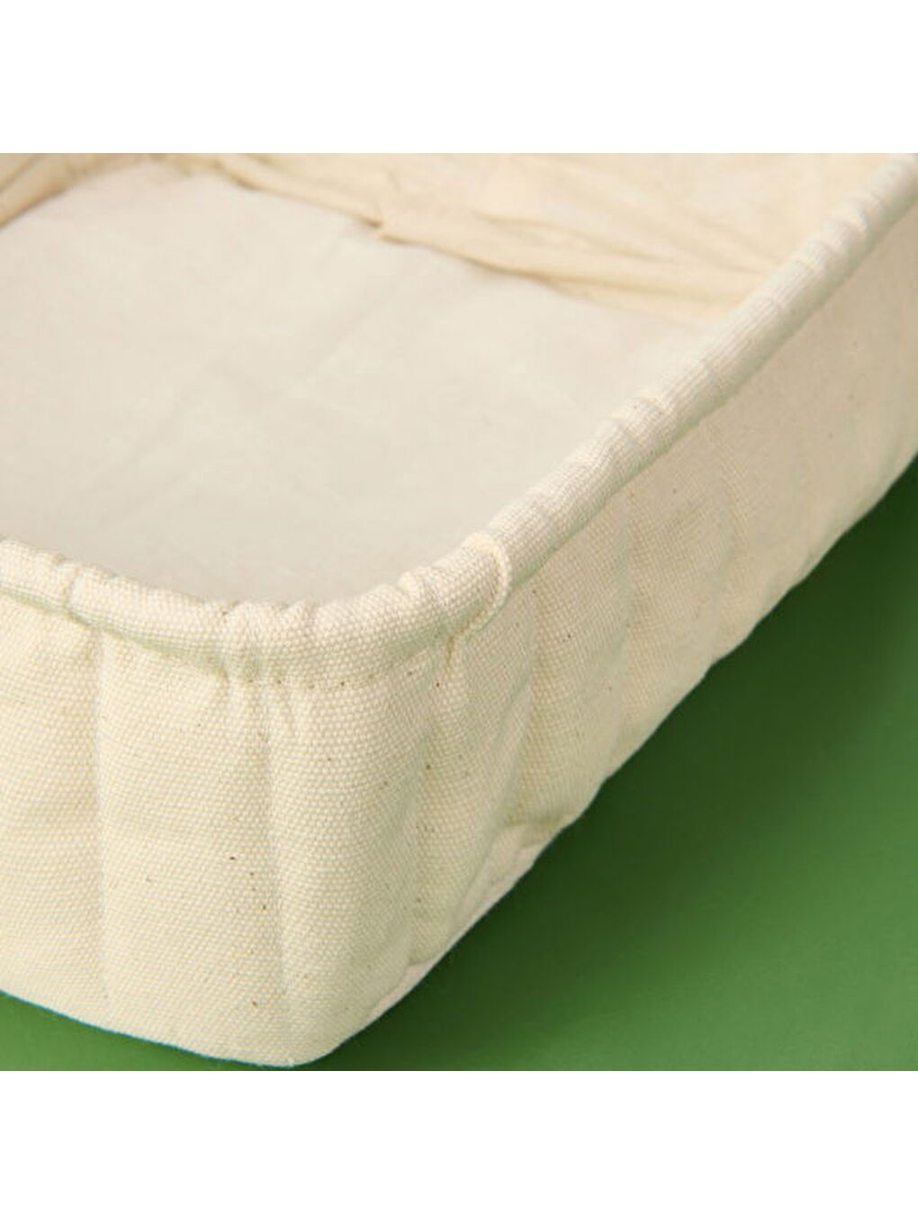 Ekru Kare Düzenleyici Sepet - Krem - 26x26x8 cm-3