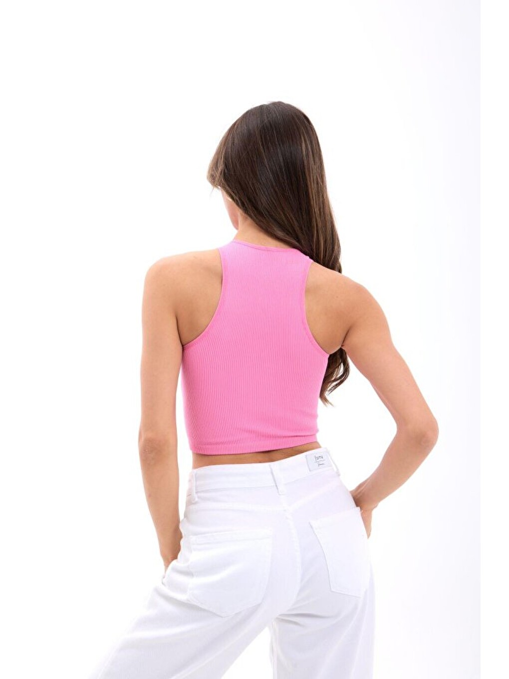 Pembe 2501 SPORCU YARIM T-SHİRT-PEMBE-4
