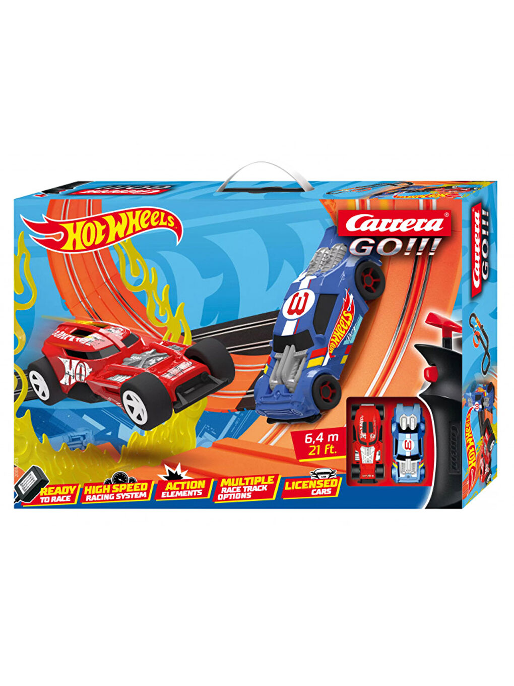 Carrera Renksiz GO Hot Wheels 6.2 m 62553