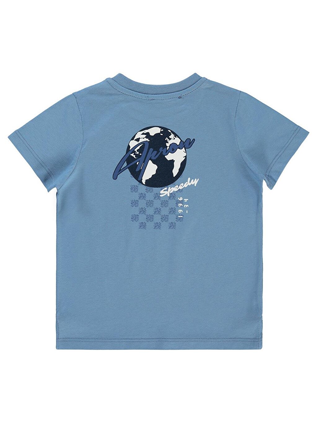 Boys Erkek Çocuk Tişört 2-5 Yaş Açık İndigo-1