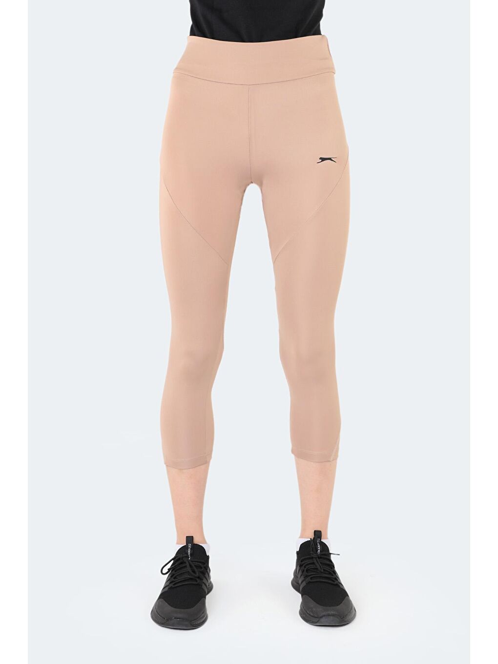 Bej PEREDURA Kadın Fitness Tayt Vizon