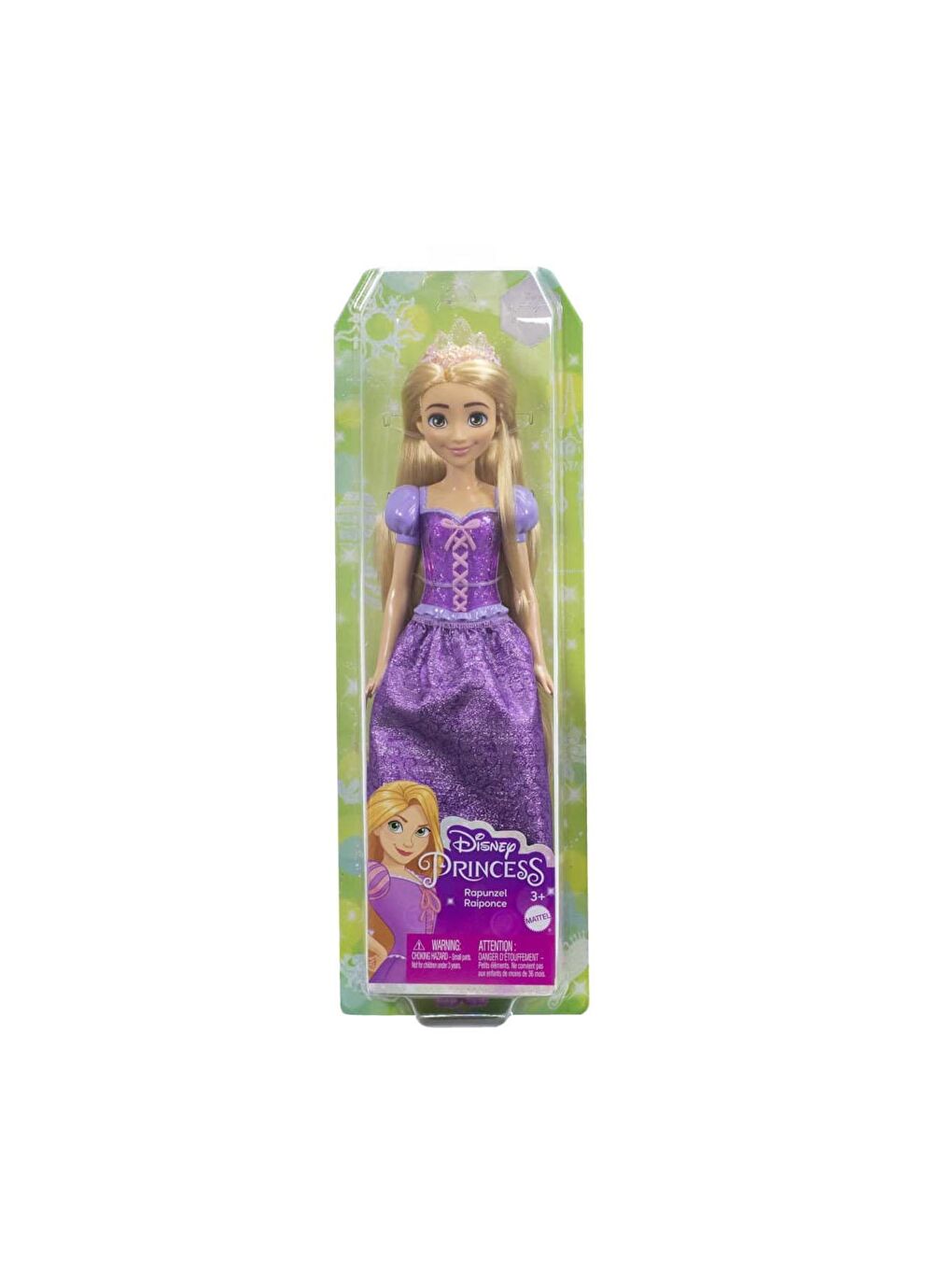 DISNEY Beyaz-Renklibaskı Prenses Ana Karakter Bebekler Rapunzel HLW03