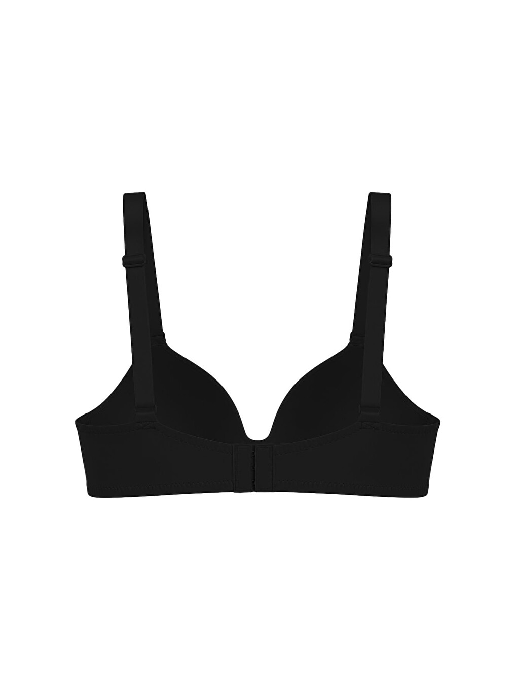 Seamless Bra - Norea | Siyah Micro Balensiz Dolgusuz Toparlayıcı Kadın Sütyen-1