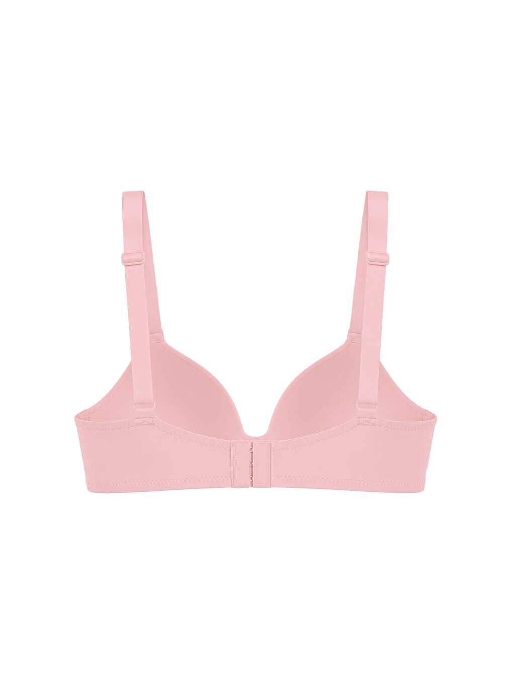 Pembe Seamless Bra - Norea | Pudra Micro Balensiz Dolgusuz Toparlayıcı Kadın Sütyen-1