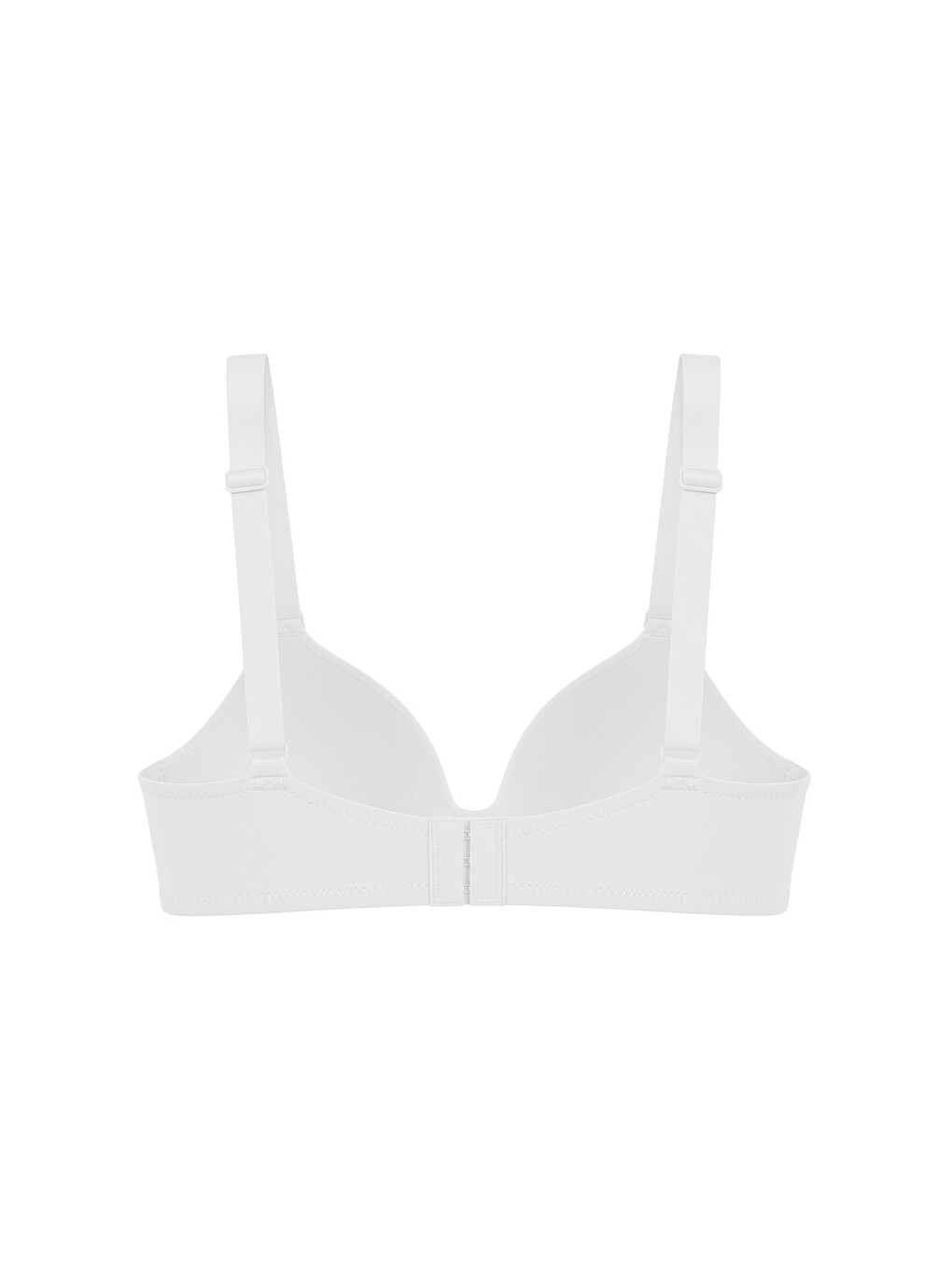 Seamless Bra - Norea | Beyaz Micro Balensiz Dolgusuz Toparlayıcı Kadın Sütyen-1
