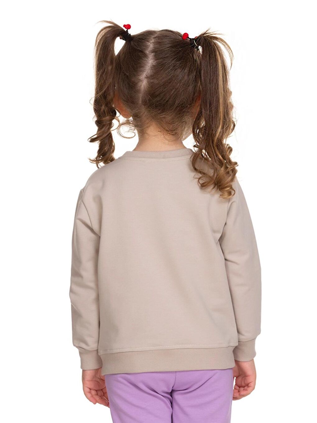 Bej Happy Baskılı Sweat 6907-3