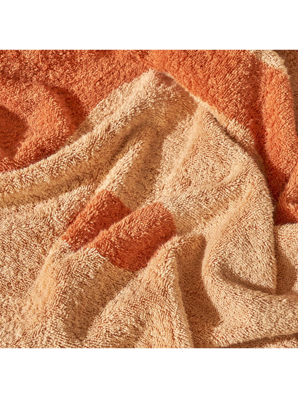 Kahverengi %100 Pamuk Ciao Plaj Havlusu Kiremit (90x150 cm)-1