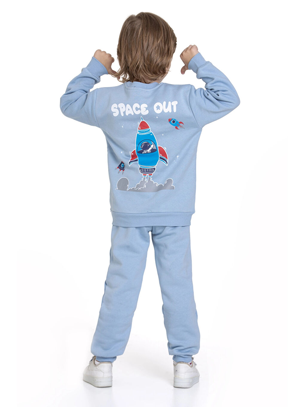 Turkuaz Space Out Baskılı Takım 74109-3