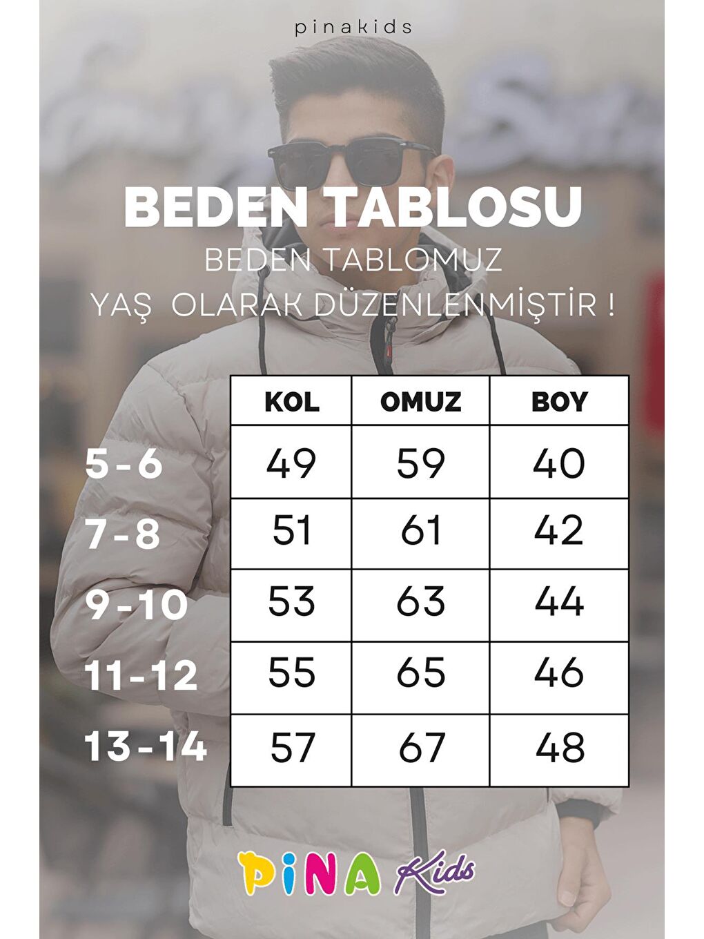 Bej Erkek Çocuk Su Geçirmez Şişme Mont Günlük Çocuk-3