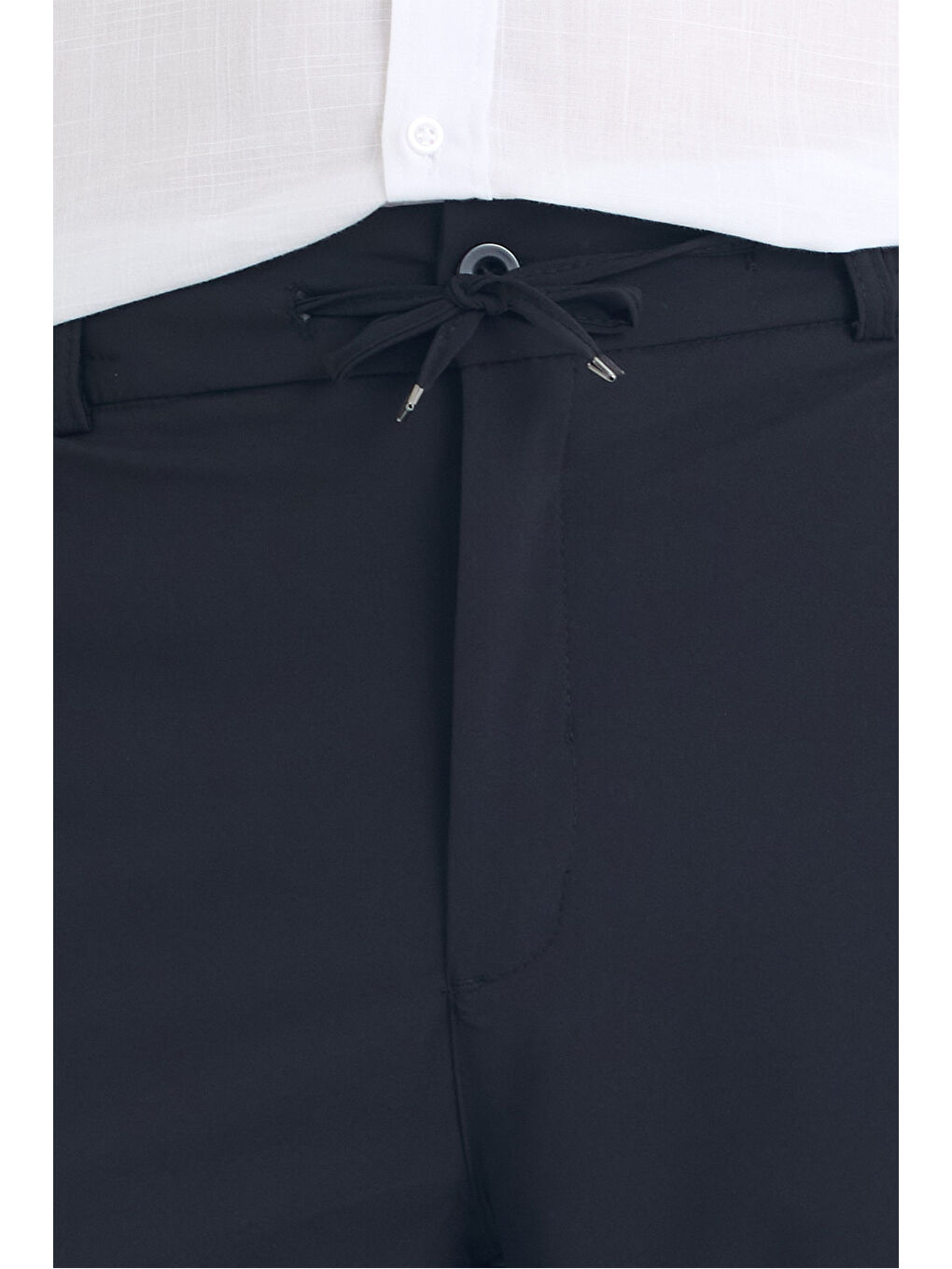 Erkek Siyah Jogger Kumaş Pantolon-3