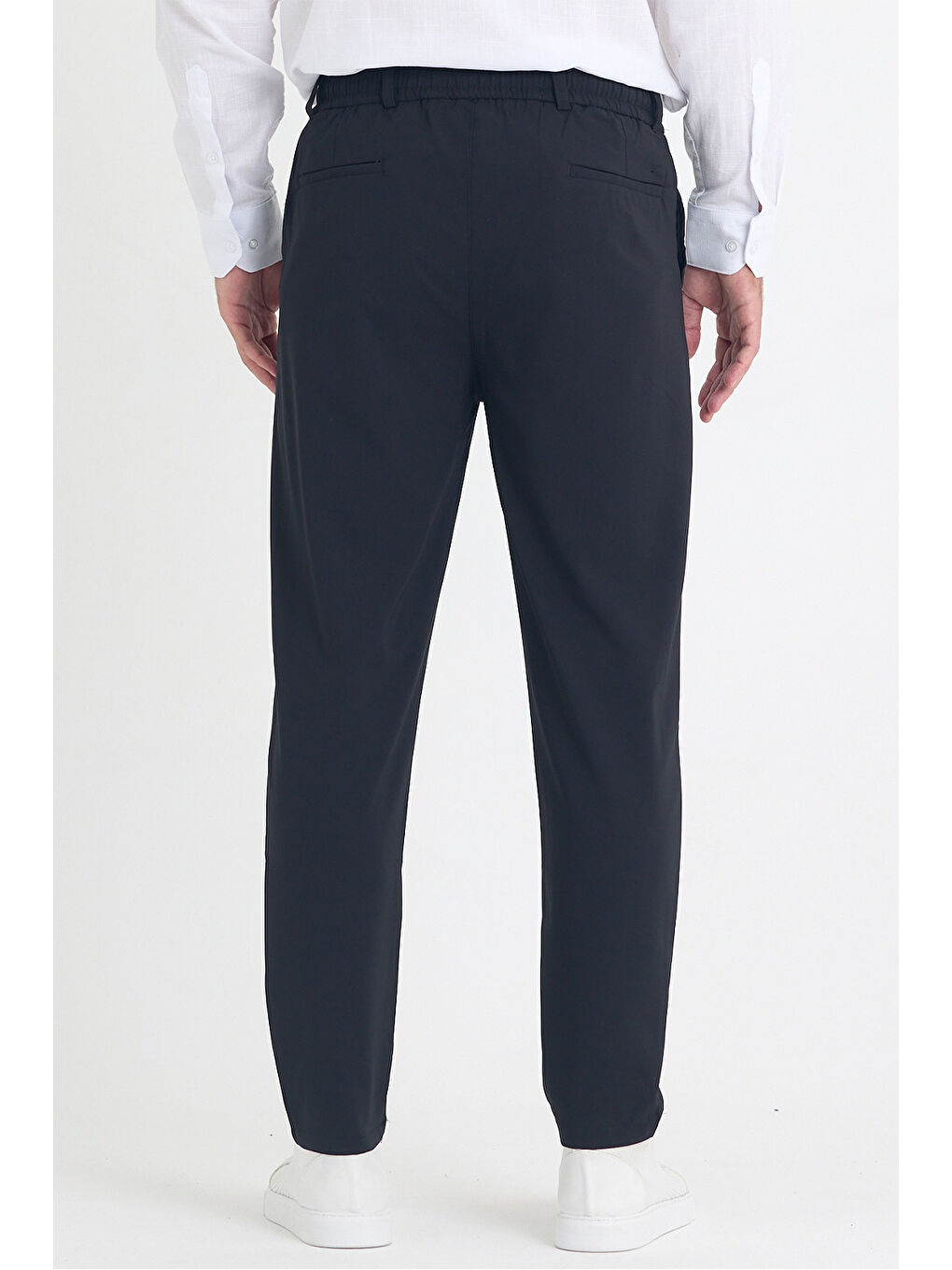 Erkek Siyah Jogger Kumaş Pantolon-4