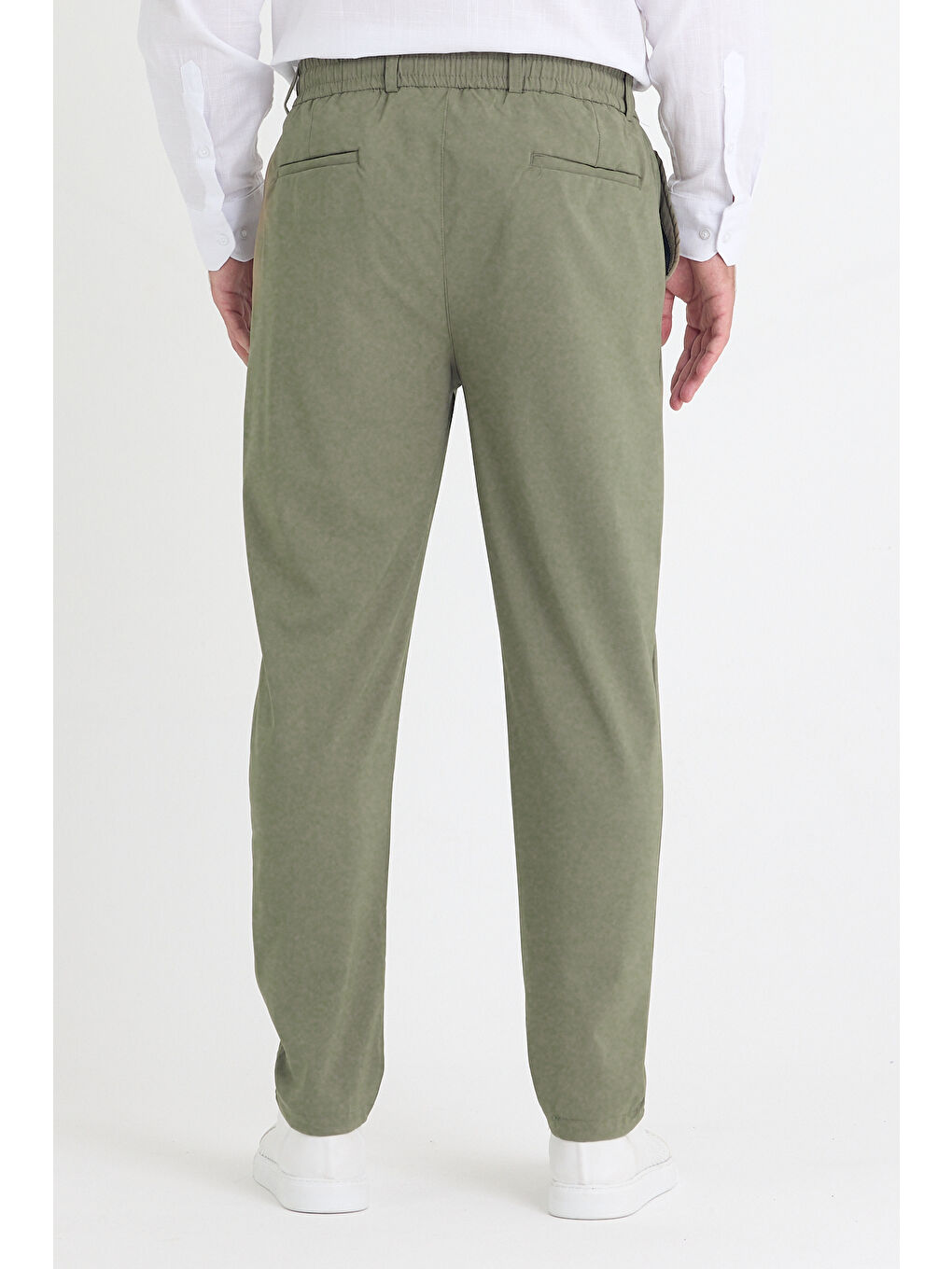 Erkek Haki Jogger Kumaş Pantolon-3