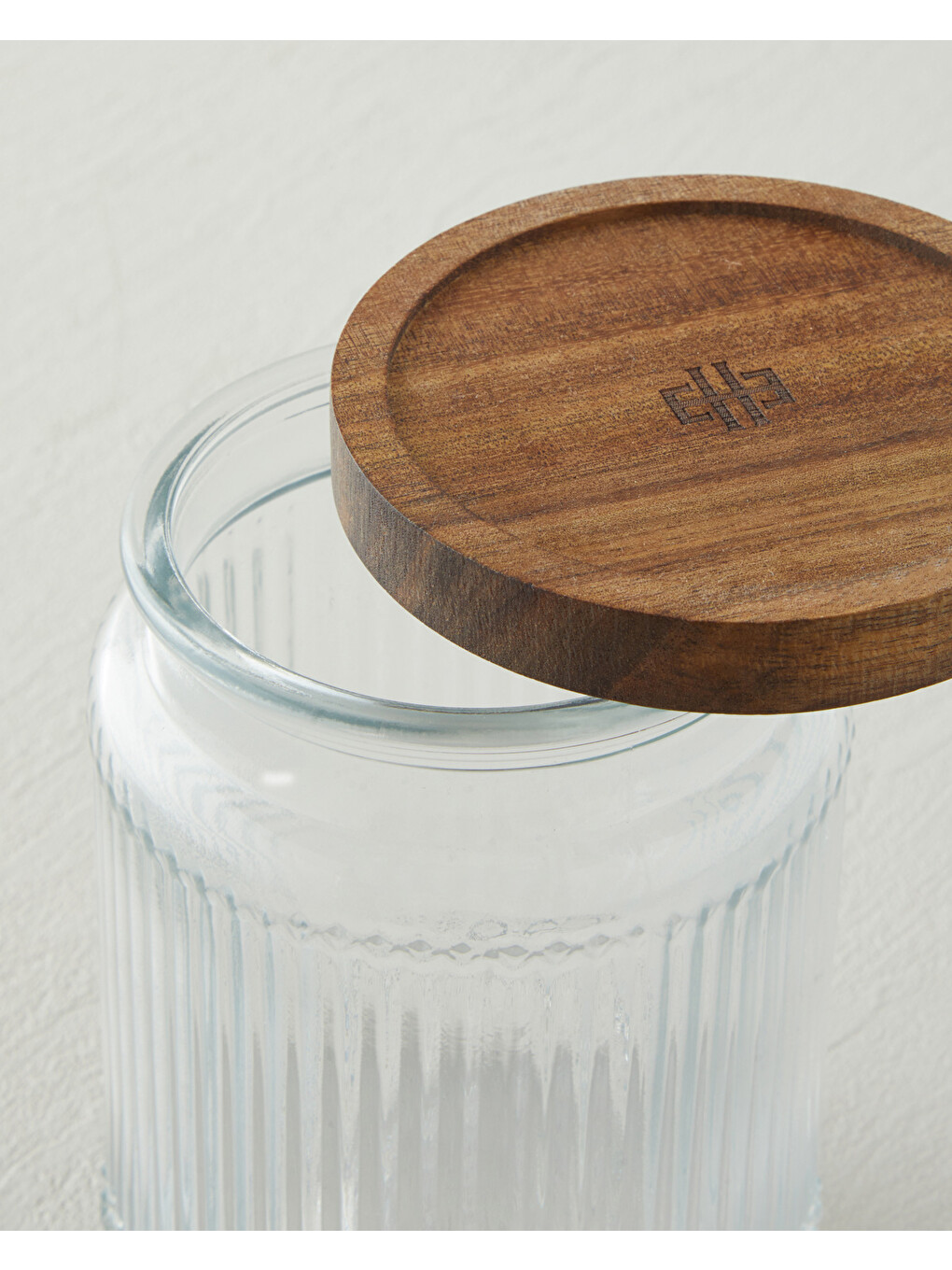 Renksiz Rustic Wood Soda Cam Kavanoz 480 Ml Şeffaf-2