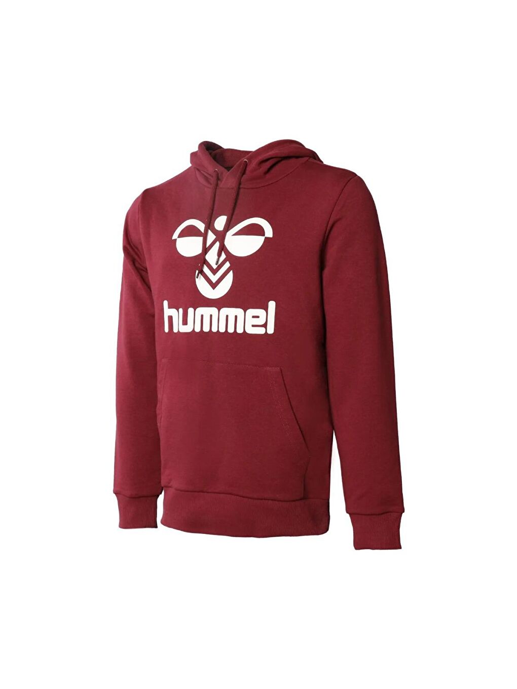 Hummel Bordo Arus Erkek Bordo Kapüşonlu Sweatshirt