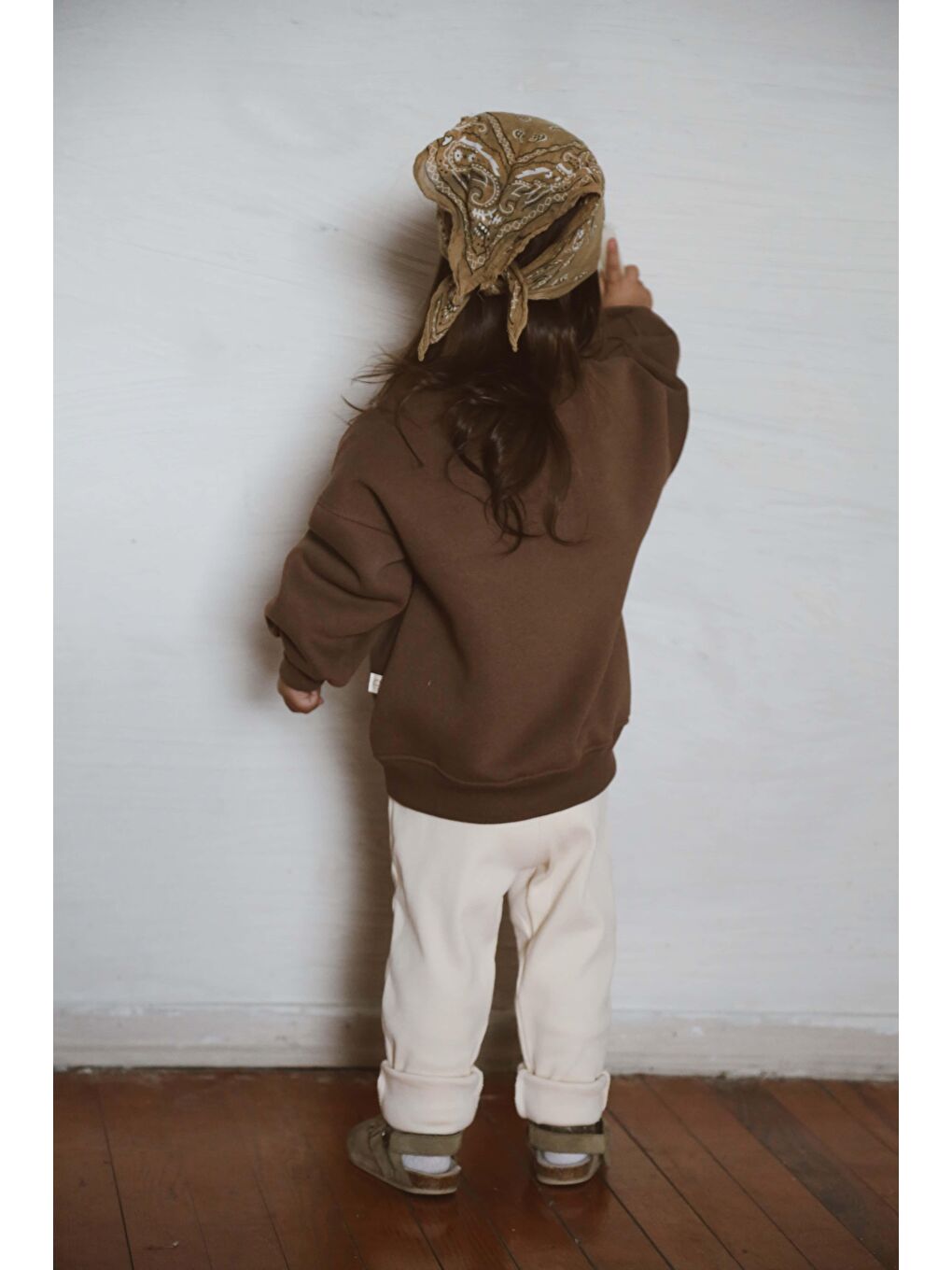 Kahverengi Dağ Nakışlı Bebek Alt Üst Takım-3