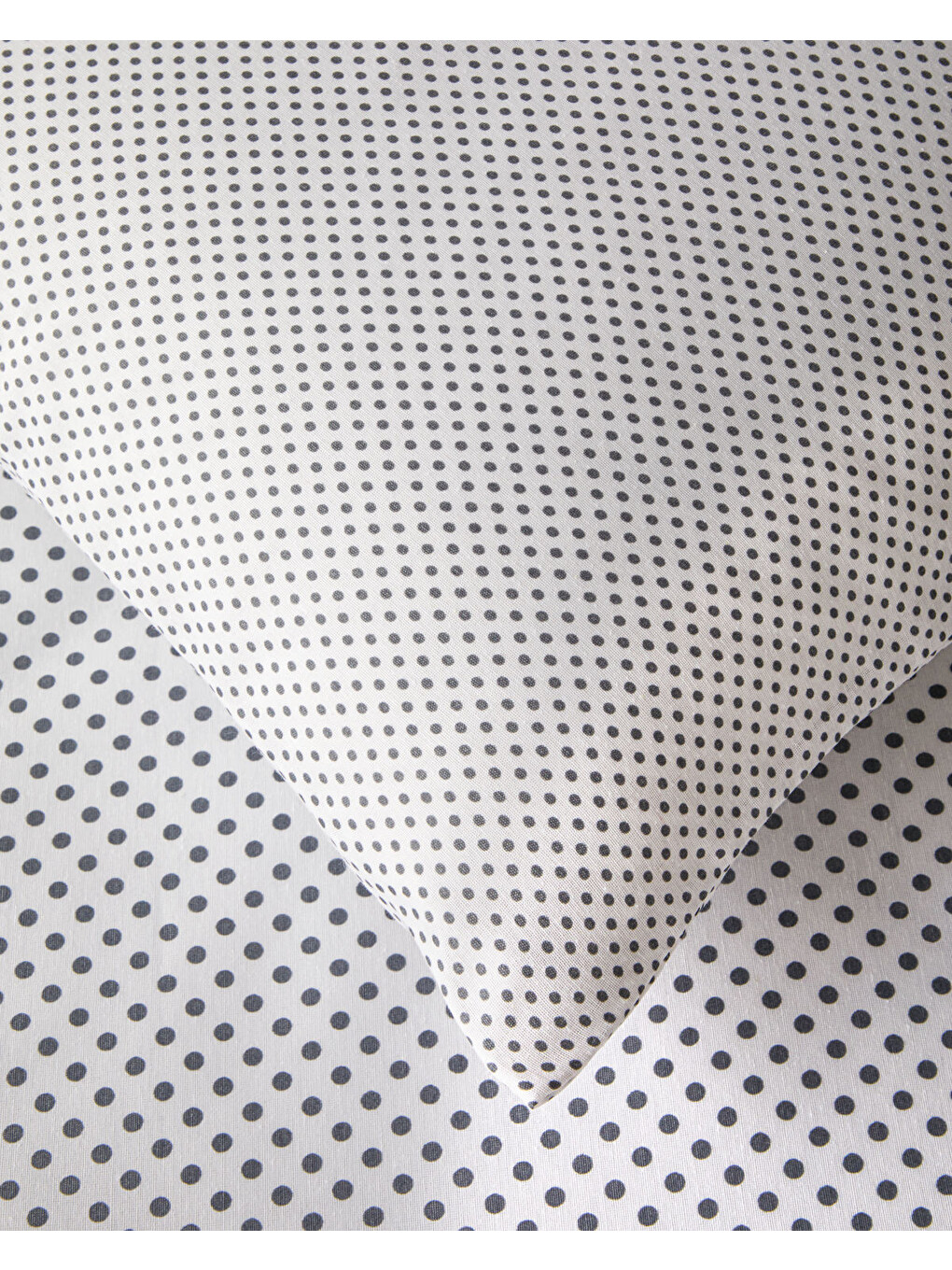 Sweet Dots Kolay Ütülenir Çarşaflı Çift Kişilik Nevresim Takımı 200x220 Cm Koyu Gri-2