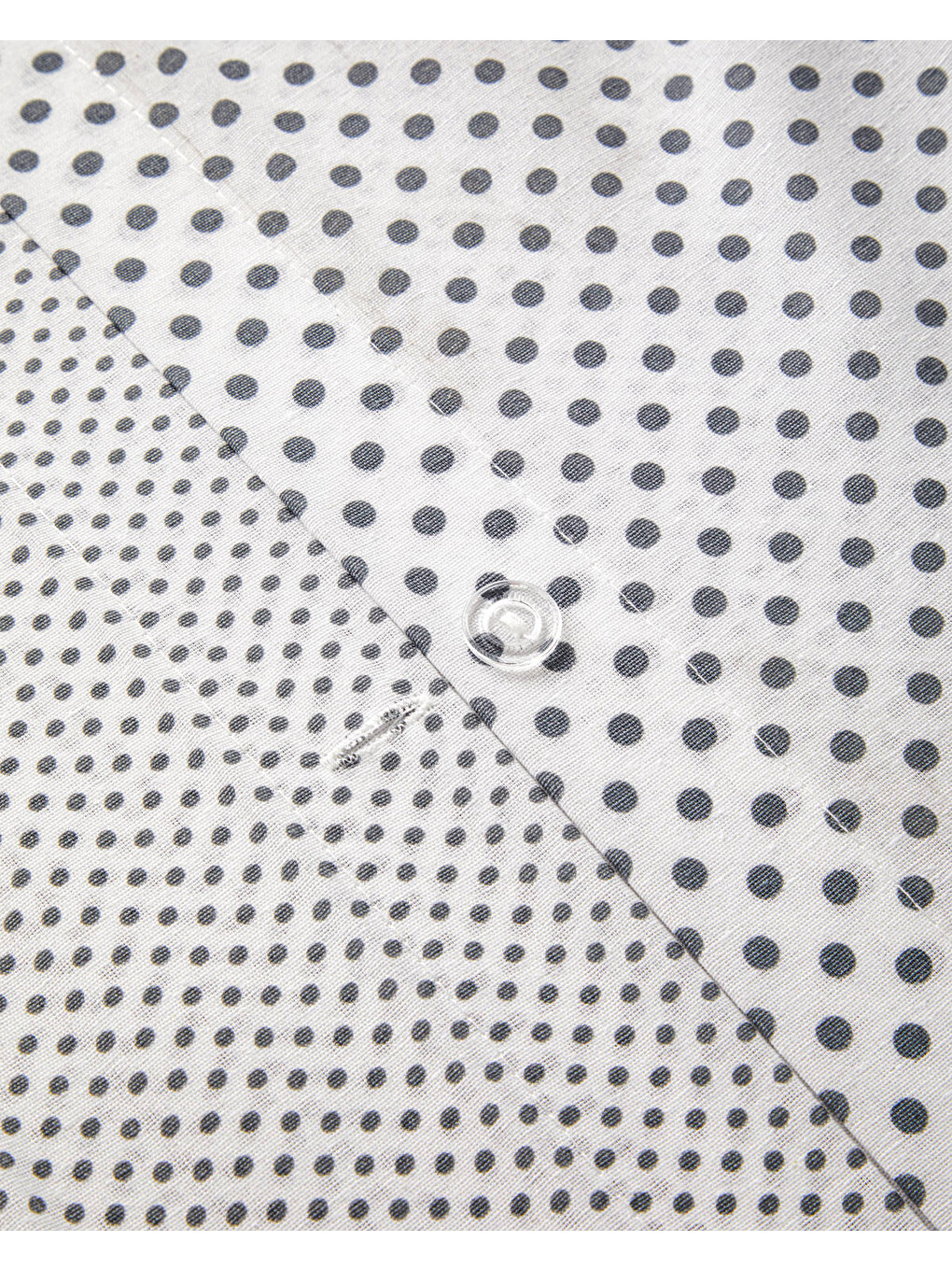 Sweet Dots Kolay Ütülenir Çarşaflı Çift Kişilik Nevresim Takımı 200x220 Cm Koyu Gri-5