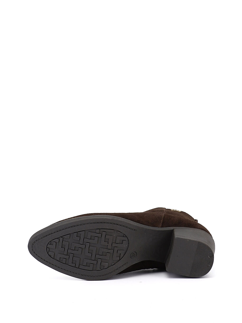 Kahverengi Kadın AÇIK KAHVERENGİ Fermuarlı Kalın Topuklu Hakiki Deri Bot-3