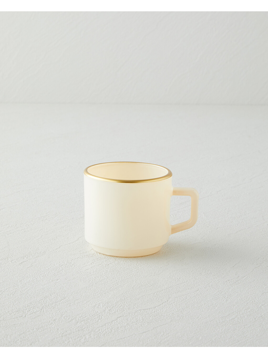Brownfall Cam Standlı Ve 4’lü Kupa 180 Ml Kahverengi-gold-5