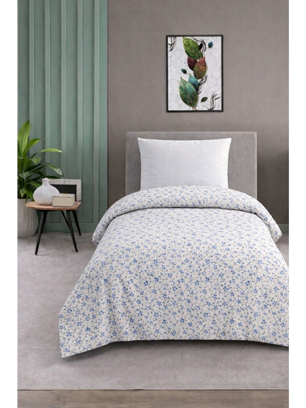 Beyaz Tek Kişilik Pike Yatak Örtüsü %100 Pamuk 170x230