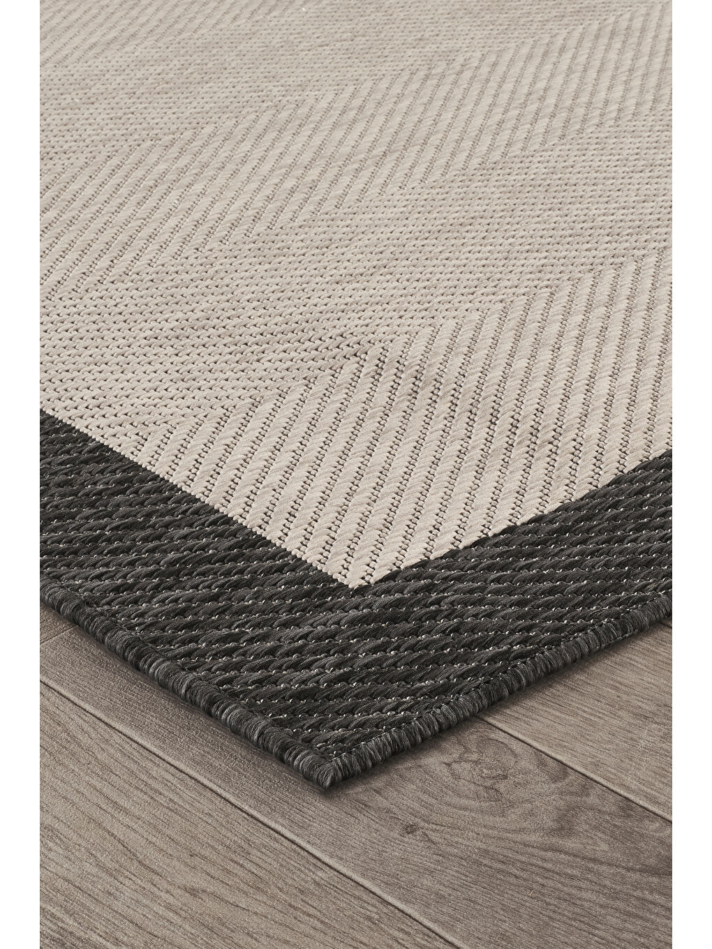 Sisalux 3088 Gri Antrasit Sisal Dokuma Jüt Hav Toz Vermez Mutfak Oda Halısı-120x180-4