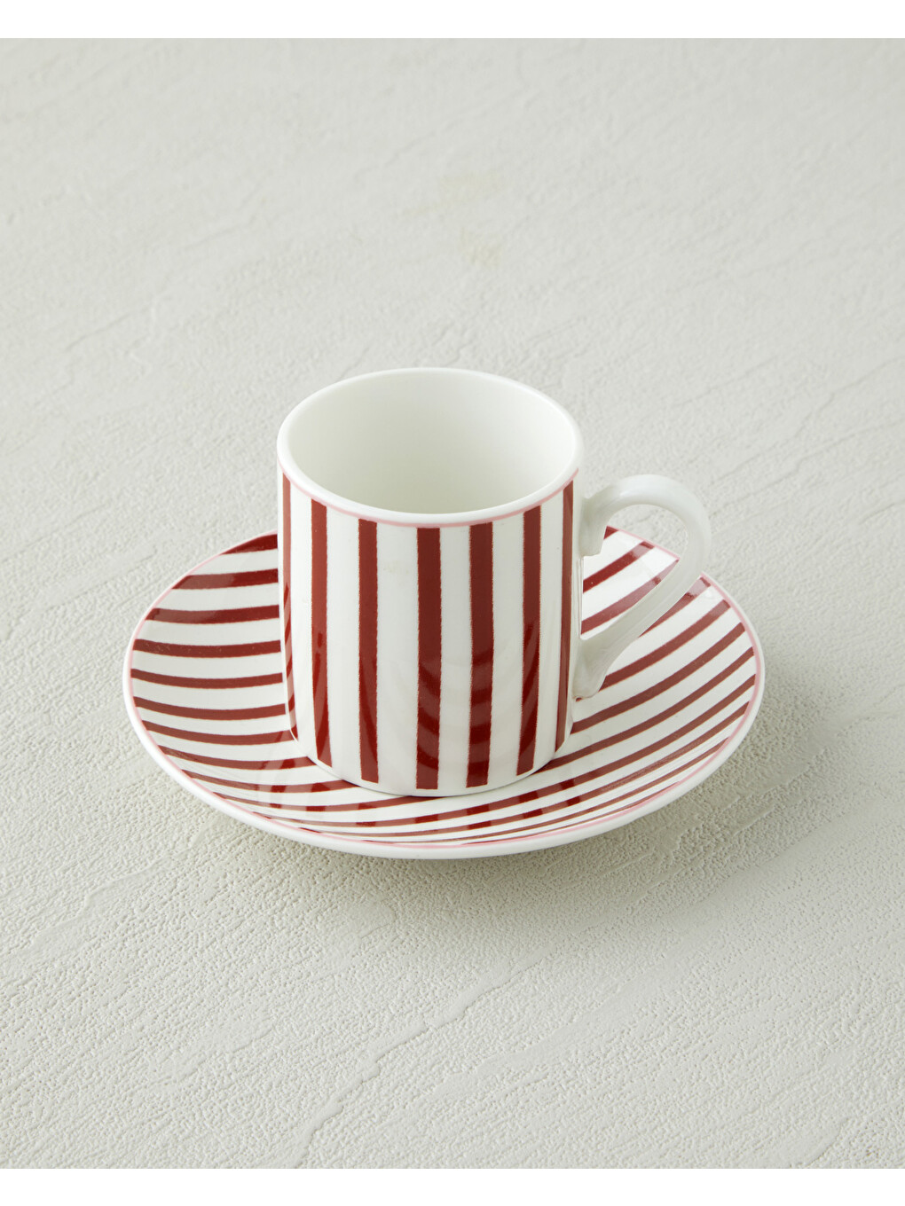 Solvia New Bone China 4 Parça 2 Kişilik Kahve Fincan Takımı 80 Ml Bordo-2